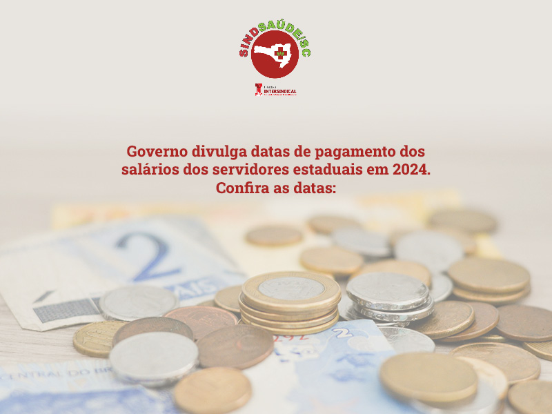 Governo divulga datas de pagamento dos salários dos servidores ...