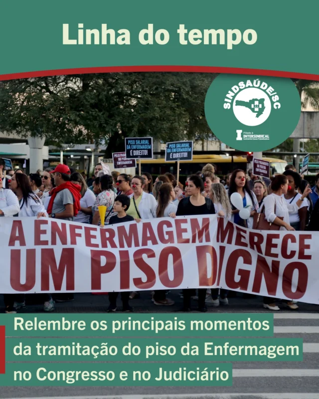 💸 Piso da Enfermagem

Por mais de 30 anos, Enfermeiros, Técnicos, Auxiliares de Enfermagem e Parteiras lutaram pela implementação de um piso salarial para os profissionais da área. 

Em 2020, enquanto a Enfermagem atuava na linha de frente contra a pandemia de COVID-19, a proposta de um PL do Piso impulsuionou o debate, garantindo sua implementação ao longo dos anos seguintes. 

🔗 Relembre os principais momentos desse processo pelo link na nossa bio!

Desde então, a Enfermagem luta pela correção de problemas que separam a proposta inicial da Lei de sua real aplicação.

📌 Atualmente, cobramos a aprovação da PEC 19/2024, que quer garantir um reajuste anual do Piso e sua vinculação à jornada de 30h semanais.

🚩 Na próxima terça-feira (17), profissionais de todo o país vão a Brasília pela aprovação da PEC 19 na Grande Marcha pela Valorização da Enfermagem.

✊ Acompanhe e apoie essa luta!